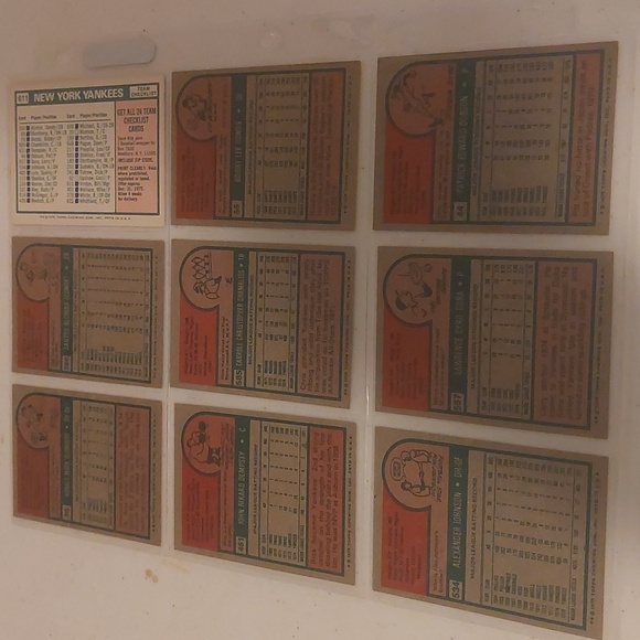 1975 Topps New York Yankees Trading Cards - Picture 4 of 12